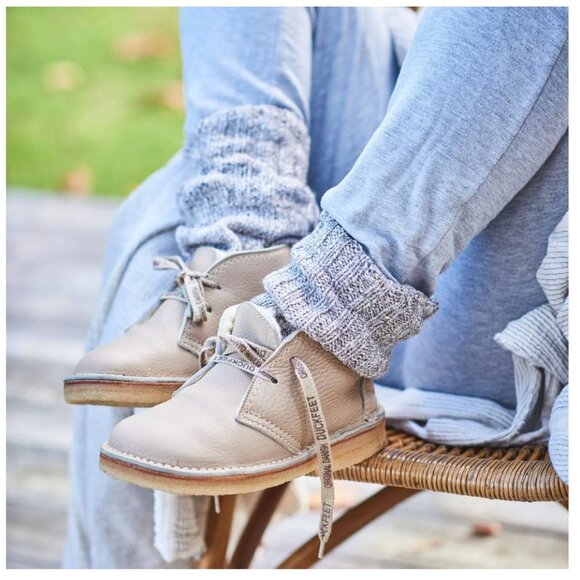 Duckfeet Women’s Grena Nut Brown Pebbled Leather Genuine Sherpa Lining EU 41 - Picture 7 of 8